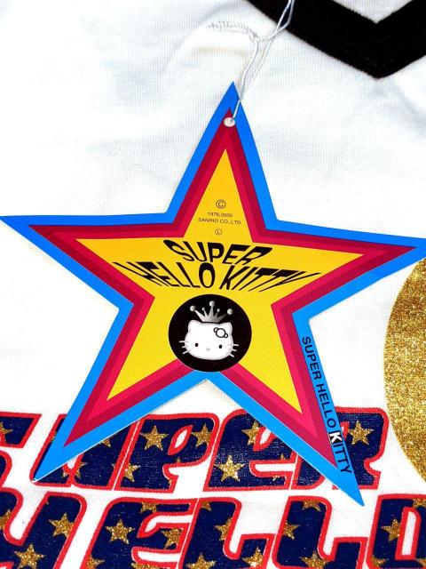 激レア 新品 M 山本寛斎 × キティ コラボ 長袖 Tシャツ スーパーハローキティ サンリオMサイズ レディース 限定 白 黒 < 女性ファッション  激レア 新品 M 山本寛斎 × キティ コラボ 長袖 Tシャツ スーパーハローキティ サンリオMサイズ レディース 限定 白 黒 < 女性ファッションの