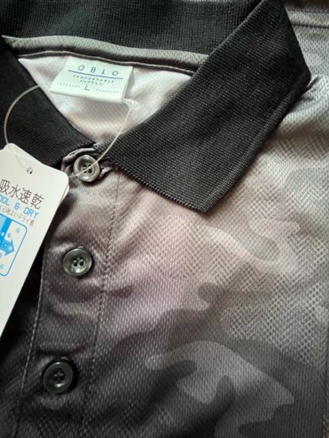 Lサイズ!高貴紳士的!渋い感じ!吸汗速乾!ツルサラッとドライ感!UVカット!半袖ポロシャツ!新品タグ付き! < 男性ファッション  Lサイズ!高貴紳士的!渋い感じ!吸汗速乾!ツルサラッとドライ感!UVカット!半袖ポロシャツ!新品タグ付き! < 男性ファッションの