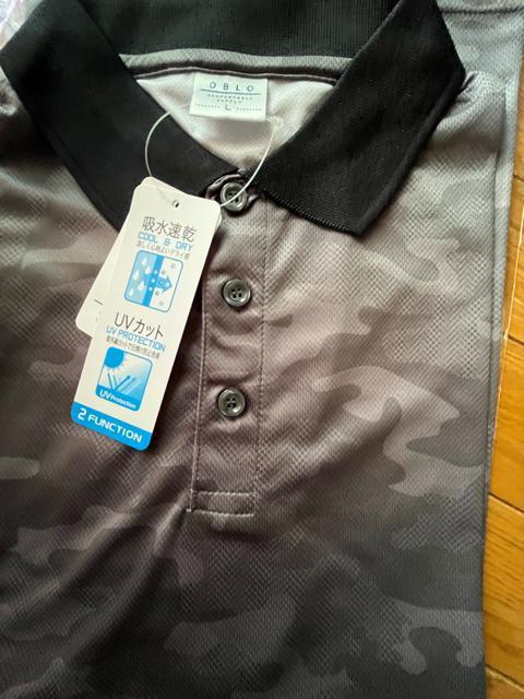 Lサイズ!高貴紳士的!渋い感じ!吸汗速乾!ツルサラッとドライ感!UVカット!半袖ポロシャツ!新品タグ付き! < 男性ファッション  Lサイズ!高貴紳士的!渋い感じ!吸汗速乾!ツルサラッとドライ感!UVカット!半袖ポロシャツ!新品タグ付き! < 男性ファッションの