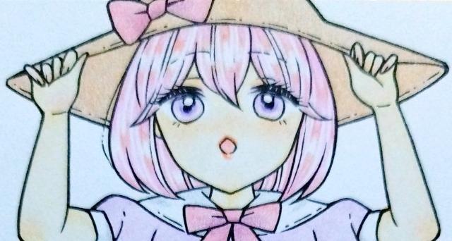 自作イラスト/オリジナル/ワンピースの女の子 < アニメ/コミック/キャラクター  自作イラスト/オリジナル/ワンピースの女の子 < アニメ/コミック/キャラクターの