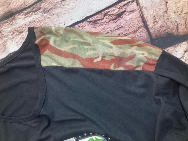 送料無料!サイドギャザー ラバープリント&ラインストーン 肩シースルー 綿混デザインTシャツ1枚4,290円が < 女性ファッション  送料無料!サイドギャザー ラバープリント&ラインストーン 肩シースルー 綿混デザインTシャツ1枚4,290円が < 女性ファッションの