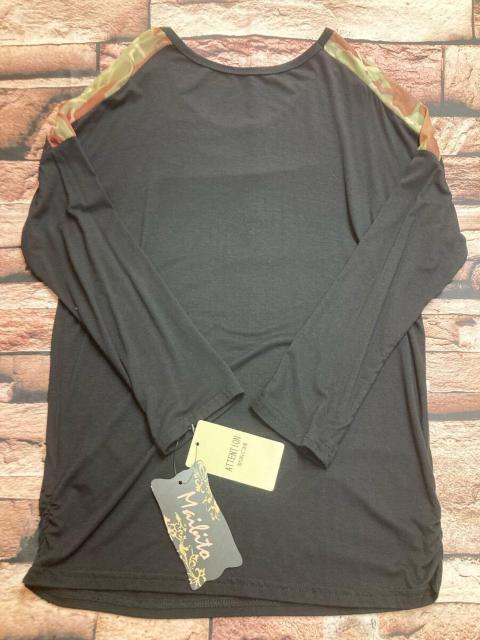 送料無料!サイドギャザー ラバープリント&ラインストーン 肩シースルー 綿混デザインTシャツ1枚4,290円が < 女性ファッション  送料無料!サイドギャザー ラバープリント&ラインストーン 肩シースルー 綿混デザインTシャツ1枚4,290円が < 女性ファッションの