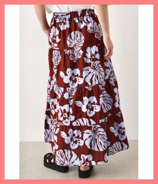 ☆ロデオクラウンズワイドボウル☆超美品♪リゾート花柄フリルロングスカート☆ < ブランド ☆ロデオクラウンズワイドボウル☆超美品♪リゾート花柄フリルロングスカート☆ < ブランドの