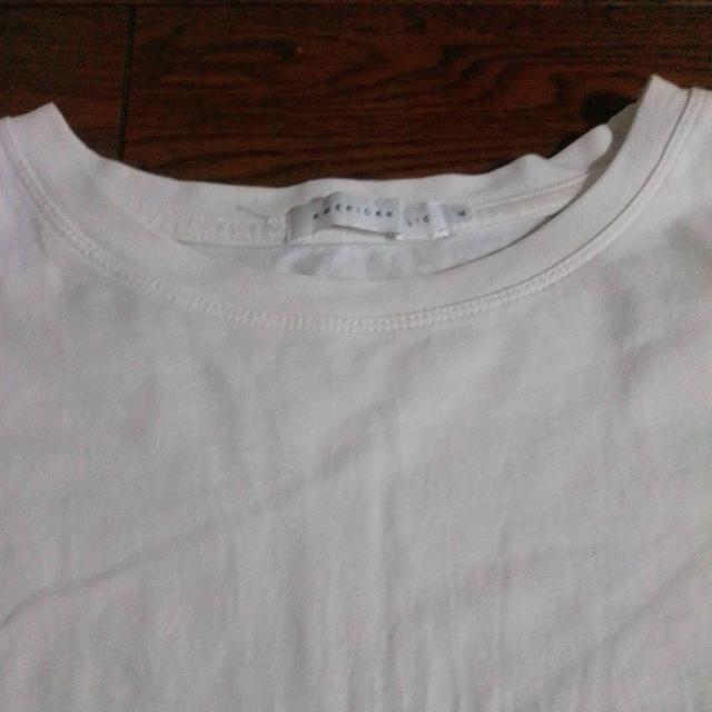 AMERICAN HOLIC メンズ Mサイズ 白 長袖 Tシャツ < 男性ファッション  AMERICAN HOLIC メンズ Mサイズ 白 長袖 Tシャツ < 男性ファッションの