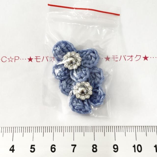 17*ハンドメイド♪キラキラリボンのモチーフ 2個 13 < ペット/手芸/園芸 17*ハンドメイド♪キラキラリボンのモチーフ 2個 13 < ペット/手芸/園芸の