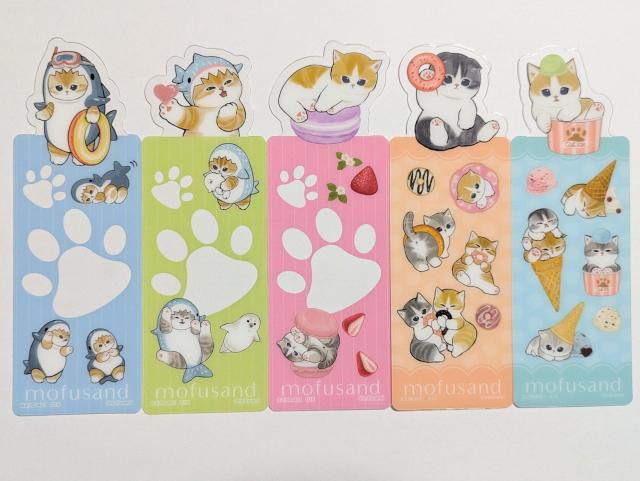 モフサンド/ブックマークコレクション/7枚セット/1弾&2弾/mofsand/モバペイ < アニメ/コミック/キャラクター モフサンド/ブックマークコレクション/7枚セット/1弾&2弾/mofsand/モバペイ < アニメ/コミック/キャラクターの