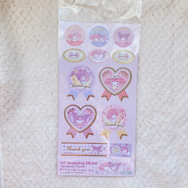 新品 マイメロ クロミ ギフトラッピング シール ステッカー デコ コラージュ N2m < インテリア/ライフ 新品 マイメロ クロミ ギフトラッピング シール ステッカー デコ コラージュ N2m < インテリア/ライフの