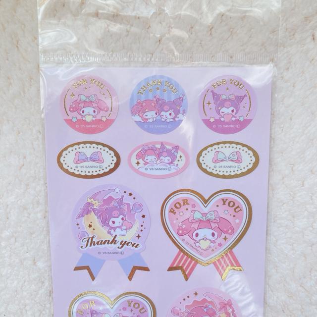 新品 マイメロ クロミ ギフトラッピング シール ステッカー デコ コラージュ N2m < インテリア/ライフ 新品 マイメロ クロミ ギフトラッピング シール ステッカー デコ コラージュ N2m < インテリア/ライフの