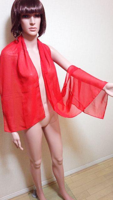 新品☆キャバ☆真っ赤なしふぉんストール☆3点で即落☆ < 女性ファッション  新品☆キャバ☆真っ赤なしふぉんストール☆3点で即落☆ < 女性ファッションの