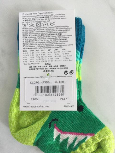 新品 ハッピーソックス 靴下 0-12M オーガニックコットン < キッズ/ベビー 新品 ハッピーソックス 靴下 0-12M オーガニックコットン < キッズ/ベビーの