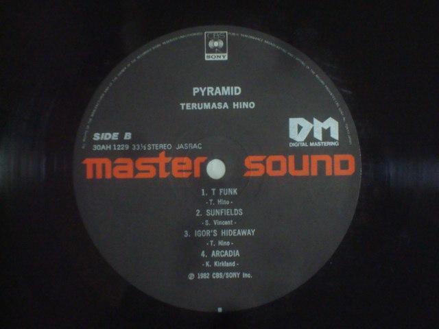 yMASTER SOUNDzs~bhiPYRAMIDj / ᩐiHINO TERUMASAj@ѕtLP  CD/DVD/rfI 