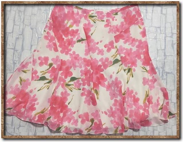 ジョイアス 花柄シフォンスカート 白 < ブランド ジョイアス 花柄シフォンスカート 白 < ブランドの