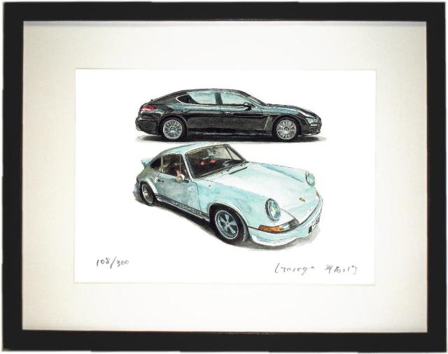 GC-1003パナメーラ/911S限定版画サイン額装作家平右ヱ門 < 自動車/バイク GC-1003パナメーラ/911S限定版画サイン額装作家平右ヱ門 < 自動車/バイク