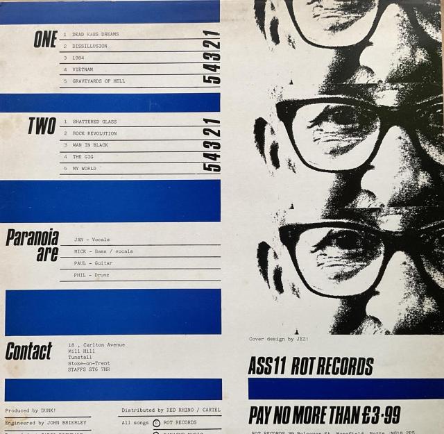 PARANOIA / SHATTERED GLASS  CD/DVD/rfI 