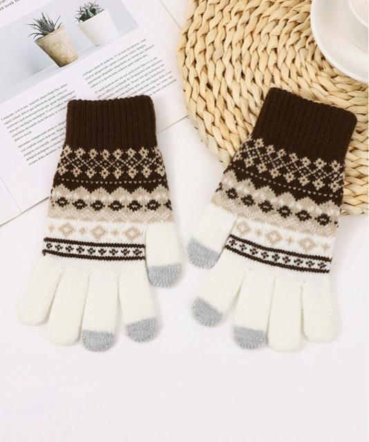 送料無料 新品 ジャカードニット手袋スマホ対応手袋裏起毛 < 女性ファッション 送料無料 新品 ジャカードニット手袋スマホ対応手袋裏起毛 < 女性ファッションの