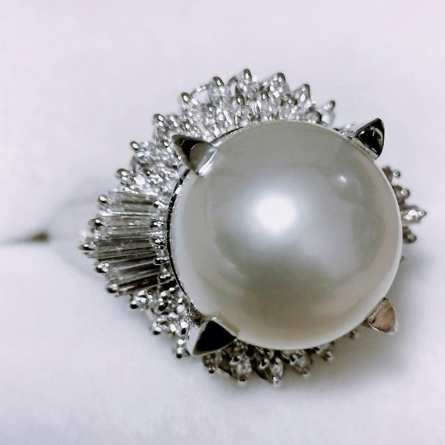 �_�C�������h�~�p�[�� �����O Pt900 11.1mm 0.44ct 10.6g �� �����A�N�Z�T���[/���v�� 