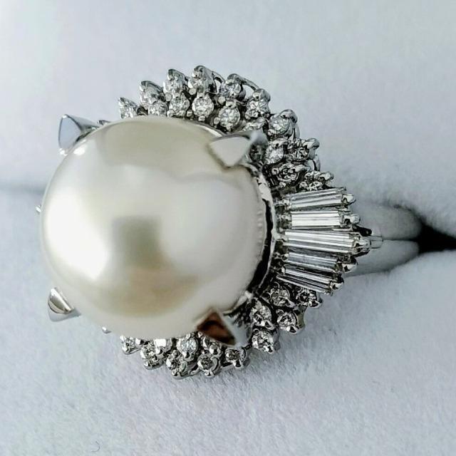 �_�C�������h�~�p�[�� �����O Pt900 11.1mm 0.44ct 10.6g �� �����A�N�Z�T���[/���v�� 