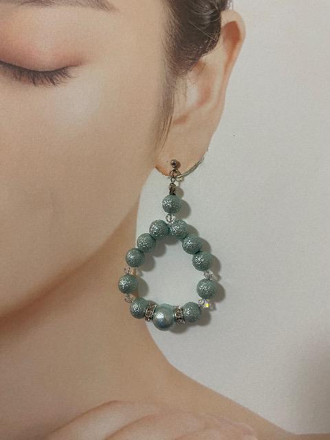 シュガーパール×スワロフスキーのピアス☆ < 女性アクセサリー/時計  シュガーパール×スワロフスキーのピアス☆  < 女性アクセサリー/時計の
