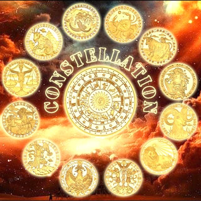 やぎ座 金 十二星座 ゴールド コイン 金貨 誕生日 星座 お守り < 女性アクセサリー/時計 やぎ座 金 十二星座 ゴールド コイン 金貨 誕生日 星座 お守り < 女性アクセサリー/時計の