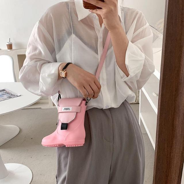 バッグ ショルダーバッグ PU かわいい ショルダー キッズ レインブーツ < 女性ファッション  バッグ ショルダーバッグ PU かわいい ショルダー キッズ レインブーツ < 女性ファッションの