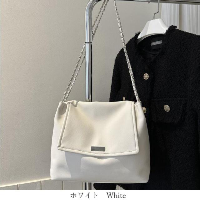 レディース バッグ ショルダーバッグ 肩掛け 斜め掛け レトロ 通勤 ホワイト < 女性ファッション  レディース バッグ ショルダーバッグ 肩掛け 斜め掛け レトロ 通勤 ホワイト  < 女性ファッションの