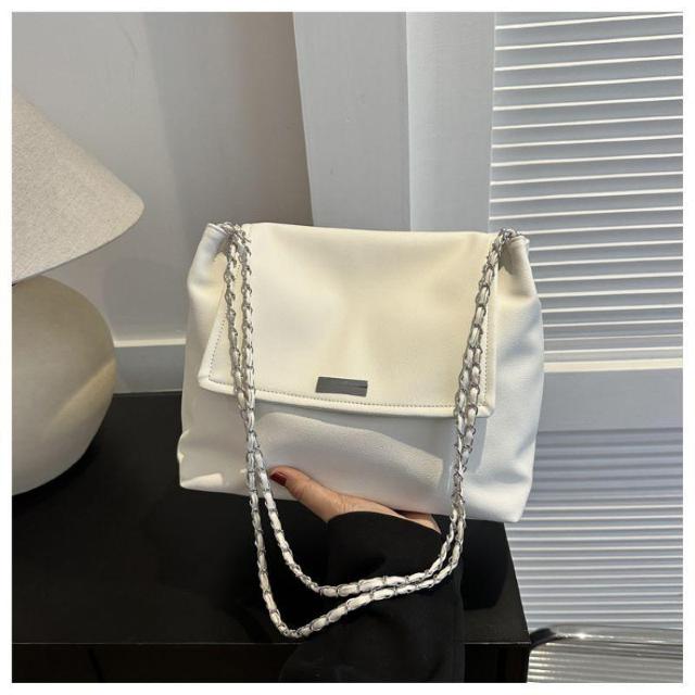 レディース バッグ ショルダーバッグ 肩掛け 斜め掛け レトロ 通勤 ホワイト < 女性ファッション  レディース バッグ ショルダーバッグ 肩掛け 斜め掛け レトロ 通勤 ホワイト < 女性ファッションの