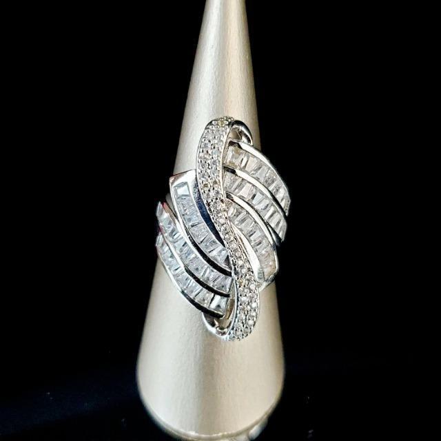 込み★豪華キラキラ★多層スタッキング/ワイドバンドジルコンリング★20号 < 女性アクセサリー/時計 込み★豪華キラキラ★多層スタッキング/ワイドバンドジルコンリング★20号 < 女性アクセサリー/時計の