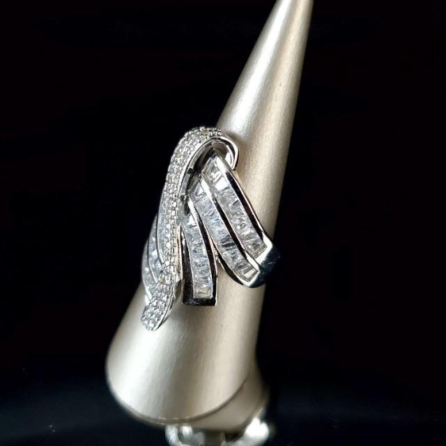 込み★豪華キラキラ★多層スタッキング/ワイドバンドジルコンリング★20号 < 女性アクセサリー/時計 込み★豪華キラキラ★多層スタッキング/ワイドバンドジルコンリング★20号 < 女性アクセサリー/時計の