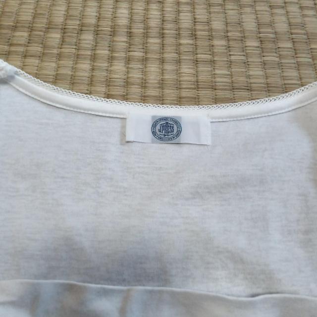 J.プレス ギャザー ホワイト Tシャツ Lサイズ < 女性ファッション J.プレス ギャザー ホワイト Tシャツ Lサイズ < 女性ファッションの