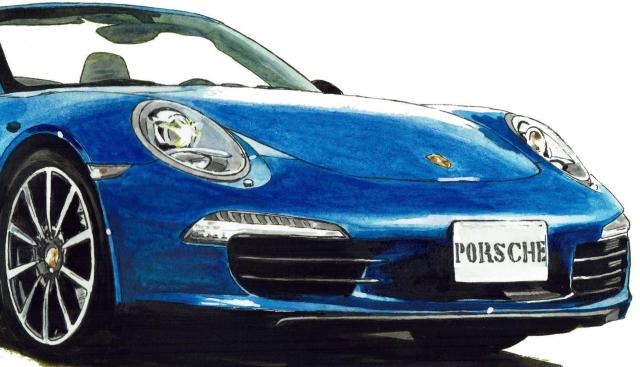 GC-1007 911カレラ/911S限定版画サイン額装作家平右ヱ門 < 自動車/バイク GC-1007 911カレラ/911S限定版画サイン額装作家平右ヱ門 < 自動車/バイク