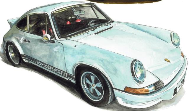 GC-1007 911カレラ/911S限定版画サイン額装作家平右ヱ門 < 自動車/バイク GC-1007 911カレラ/911S限定版画サイン額装作家平右ヱ門 < 自動車/バイク