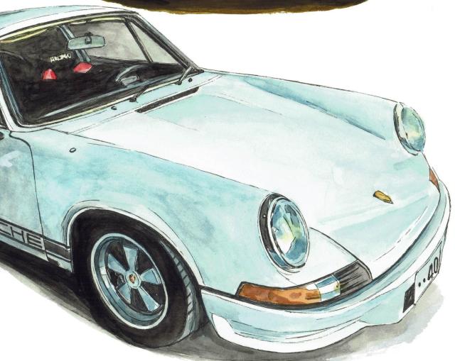 GC-1007 911カレラ/911S限定版画サイン額装作家平右ヱ門 < 自動車/バイク GC-1007 911カレラ/911S限定版画サイン額装作家平右ヱ門 < 自動車/バイク