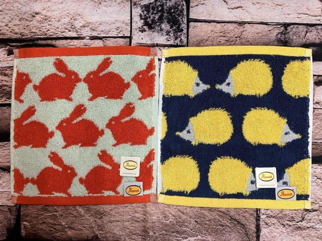 《2枚組》動物のシルエット柄が印象的な有名ブランド【アノラック】ポルトガル製ミニタオルハンカチ2枚1,320円が < インテリア/ライフ 《2枚組》動物のシルエット柄が印象的な有名ブランド【アノラック】ポルトガル製ミニタオルハンカチ2枚1,320円が < インテリア/ライフの