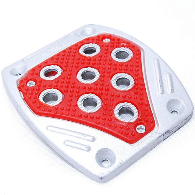 アルミ製 ノンスリップ スポーツペダルパッド レッド MT用 3個セット 汎用 ペダルカバー マニュアル ミッション 赤 < 自動車/バイク アルミ製 ノンスリップ スポーツペダルパッド レッド MT用 3個セット 汎用 ペダルカバー マニュアル ミッション 赤 < 自動車/バイク