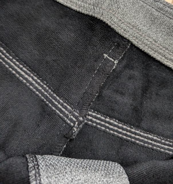 LL★光発熱★保温素材★裏ベロア背中フィットワイドパンツ★新品 < 女性ファッション LL★光発熱★保温素材★裏ベロア背中フィットワイドパンツ★新品 < 女性ファッションの