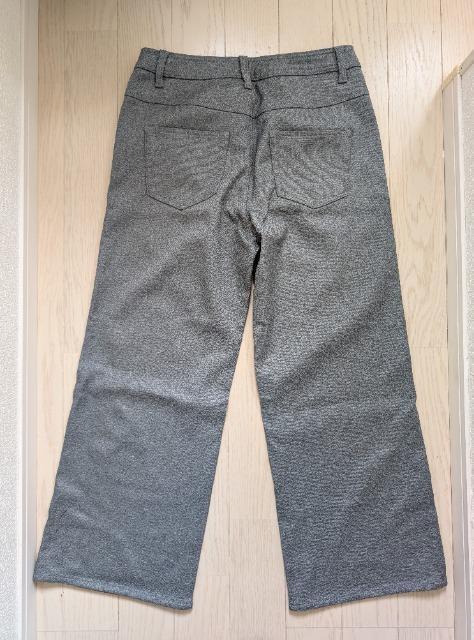 LL★光発熱★保温素材★裏ベロア背中フィットワイドパンツ★新品 < 女性ファッション LL★光発熱★保温素材★裏ベロア背中フィットワイドパンツ★新品 < 女性ファッションの