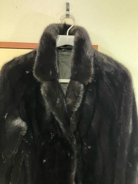 SAGA MINK ミンクファーコート 毛皮 ミンク ファーコート ブラック リアルファー ミドル丈 < 女性ファッション SAGA MINK ミンクファーコート 毛皮 ミンク ファーコート ブラック リアルファー ミドル丈 < 女性ファッションの