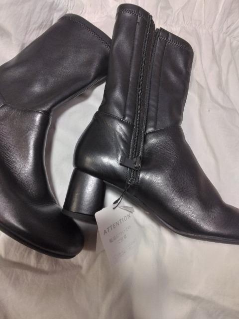 新品ワールド日本製牛革ブーツ素敵Mサイズ45100円 < 女性ファッション 新品ワールド日本製牛革ブーツ素敵Mサイズ45100円 < 女性ファッションの