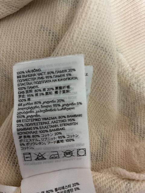 H&M キッズ 恐竜柄パーカー 98/104cm (3-4T) アイボリー フード付き < キッズ/ベビー H&M キッズ 恐竜柄パーカー 98/104cm (3-4T) アイボリー フード付き < キッズ/ベビーの