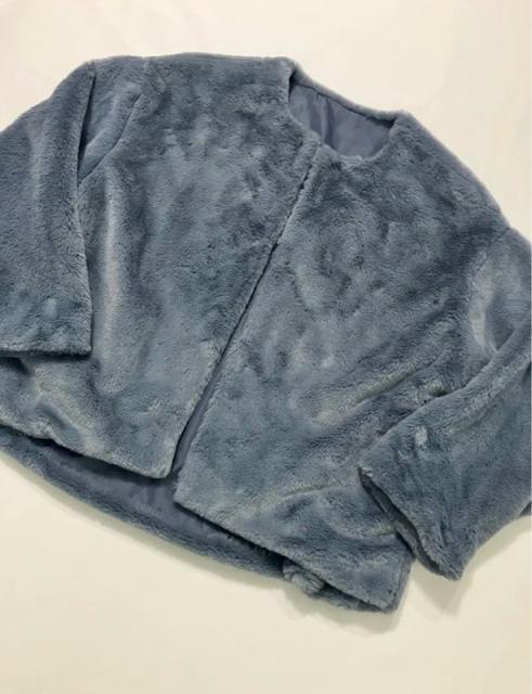 ���f�B�[�X �t�F�C�N�t�@�[ �u���]�� �R�[�g �؍� �o���G�R�A �����[�^ �P �� �����t�@�b�V������ 