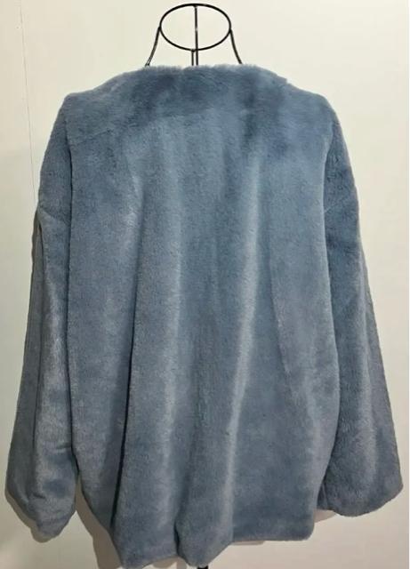 ���f�B�[�X �t�F�C�N�t�@�[ �u���]�� �R�[�g �؍� �o���G�R�A �����[�^ �P �� �����t�@�b�V������ 