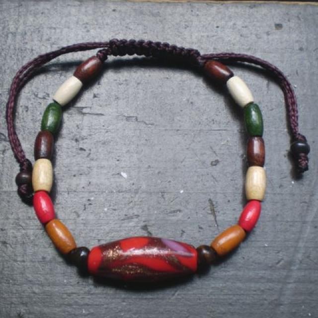 ミックスビーズ*紐編みブレスレット*3 < 男性アクセサリー/時計 ミックスビーズ*紐編みブレスレット*3 < 男性アクセサリー/時計の