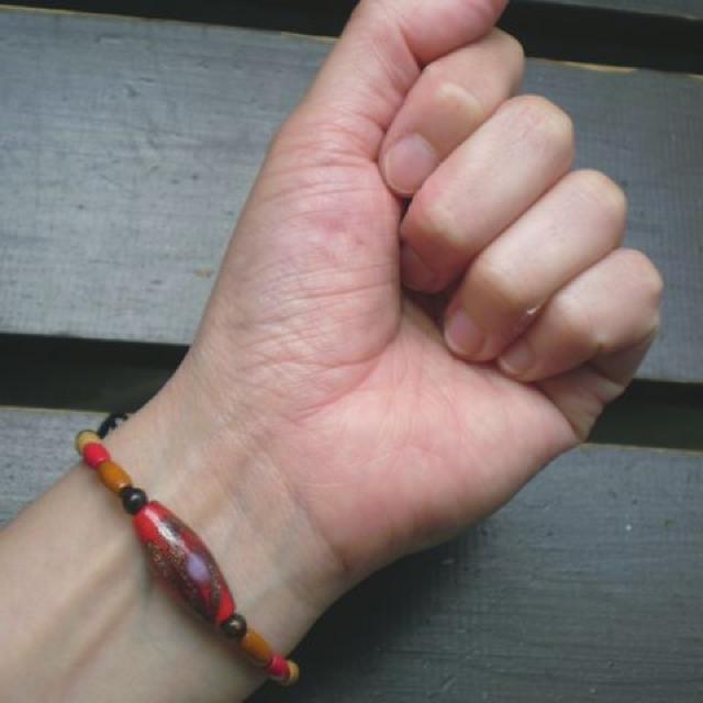 ミックスビーズ*紐編みブレスレット*3 < 男性アクセサリー/時計 ミックスビーズ*紐編みブレスレット*3 < 男性アクセサリー/時計の