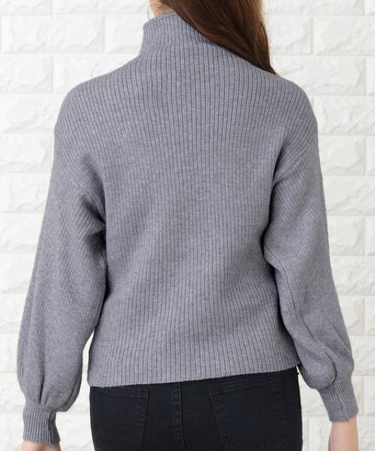 セール●定価3,278円●ボトルネックバルーンスリーブニット●白ホワイト < 女性ファッション  セール●定価3,278円●ボトルネックバルーンスリーブニット●白ホワイト < 女性ファッションの