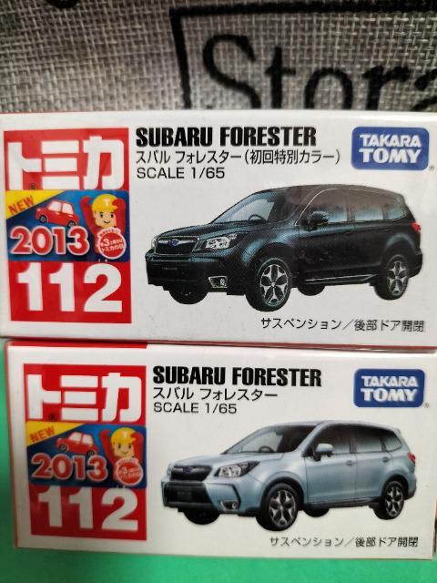 トミカ 旧112 スバル フォレスター 初回箱と初回特別カラー 2個セット 未開封 新品 < ホビー  トミカ 旧112 スバル フォレスター 初回箱と初回特別カラー 2個セット 未開封 新品  < ホビーの