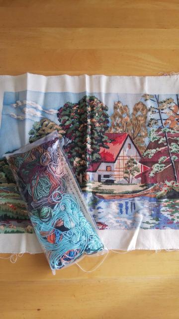 文化刺繍 2号 湖畔の住宅 < ペット/手芸/園芸  文化刺繍 2号 湖畔の住宅  < ペット/手芸/園芸の