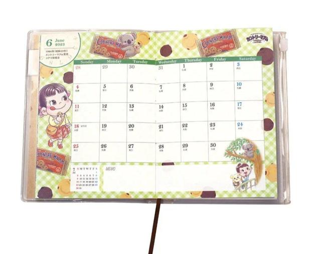 不二家 ペコちゃん スケジュール帳 2023 < インテリア/ライフ 不二家 ペコちゃん スケジュール帳 2023 < インテリア/ライフの