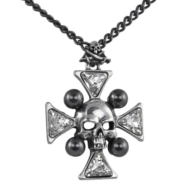 ALCHEMY GOTHIC: セント・ジョンズ・クリスタルボーン・クロス < 女性アクセサリー/時計  ALCHEMY GOTHIC: セント・ジョンズ・クリスタルボーン・クロス < 女性アクセサリー/時計の