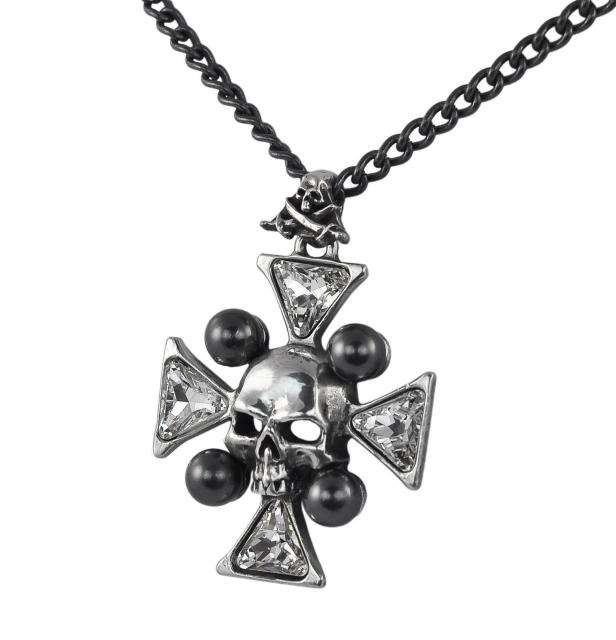 ALCHEMY GOTHIC: セント・ジョンズ・クリスタルボーン・クロス < 女性アクセサリー/時計  ALCHEMY GOTHIC: セント・ジョンズ・クリスタルボーン・クロス < 女性アクセサリー/時計の