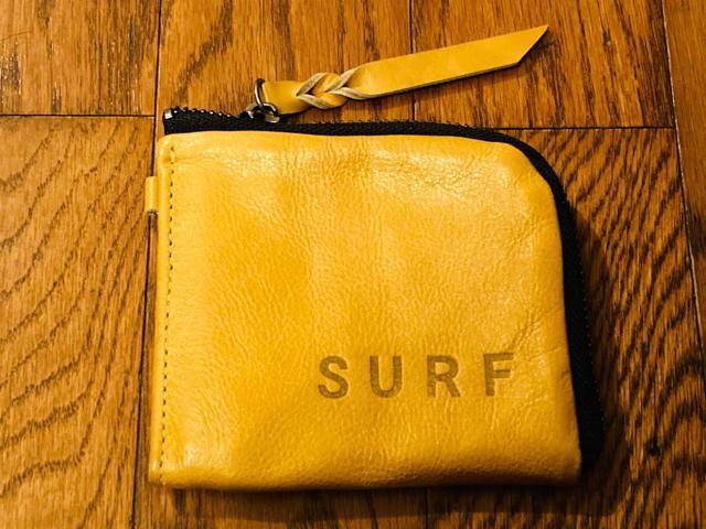 SURF サーフィン サーファー 財布 ウォレット レザー 本革 イエロー 黄色 メンズ レディース < 男性ファッション  SURF サーフィン サーファー 財布 ウォレット レザー 本革 イエロー 黄色 メンズ レディース  < 男性ファッションの